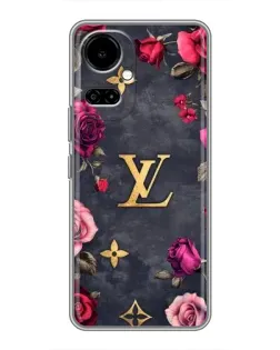 Чехол для TECNO Camon 19 (CI6n) / 19 Pro (CI8n) с картинкой «Цветочный Louis Vuitton» Чехол для TECNO Camon 19 (CI6n) / 19 Pro (CI8n) с картинкой «Цветочный Louis Vuitton»