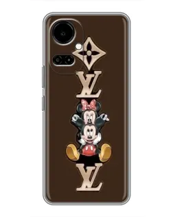Чохол для TECNO Camon 19 (CI6n) / 19 Pro (CI8n) з картинкою «LV та Міккі Маус»