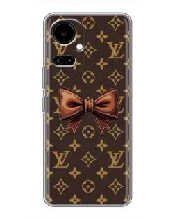 Чохол для TECNO Camon 19 (CI6n) / 19 Pro (CI8n) з картинкою «LV з бантом»