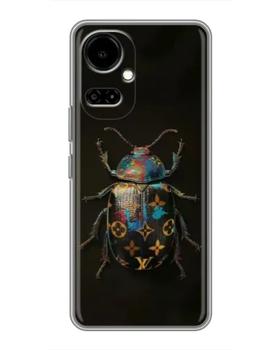 Чохол для TECNO Camon 19 (CI6n) / 19 Pro (CI8n) з картинкою «LV — мармуровий принт»