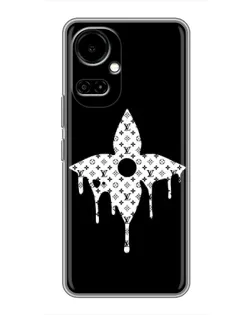 Чохол для TECNO Camon 19 (CI6n) / 19 Pro (CI8n) з картинкою «Квіткова монограма»