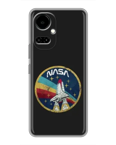 Чохол для TECNO Camon 19 (CI6n) / 19 Pro (CI8n) з картинкою «NASA — емблема місії»