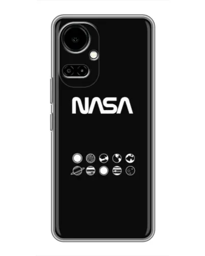Чохол для TECNO Camon 19 (CI6n) / 19 Pro (CI8n) з картинкою «NASA — технічний принт»
