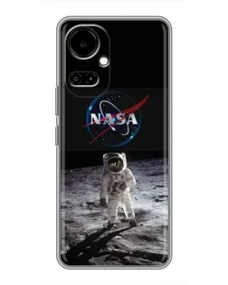 Чохол для TECNO Camon 19 (CI6n) / 19 Pro (CI8n) з картинкою «Астронавт на Місяці»