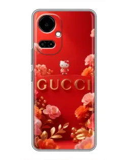 Чохол для TECNO Camon 19 (CI6n) / 19 Pro (CI8n) з картинкою «Gucci — золотий сад»