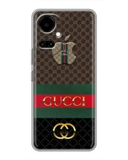 Чохол для TECNO Camon 19 (CI6n) / 19 Pro (CI8n) з картинкою «Gucci — брендований десерт»