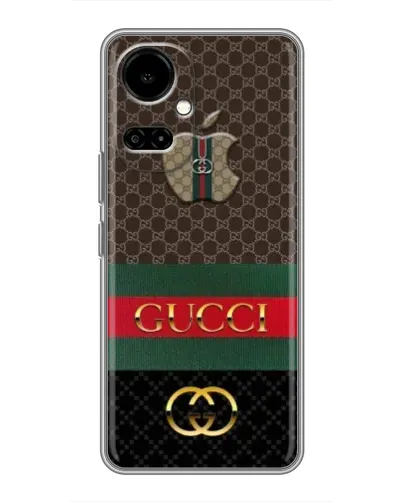 Чохол для TECNO Camon 19 (CI6n) / 19 Pro (CI8n) з картинкою «Gucci — брендований десерт» Чохол для TECNO Camon 19 (CI6n) / 19 Pro (CI8n) з картинкою «Gucci — брендований десерт»