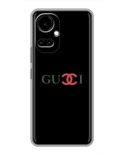 Чохол для TECNO Camon 19 (CI6n) / 19 Pro (CI8n) з картинкою «Gucci — червоний градієнт»