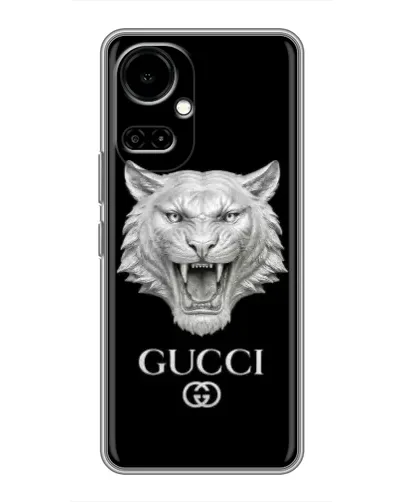 Чехол для TECNO Camon 19 (CI6n) / 19 Pro (CI8n) с картинкой «Gucci — серебряный лев» Чехол для TECNO Camon 19 (CI6n) / 19 Pro (CI8n) с картинкой «Gucci — серебряный лев»