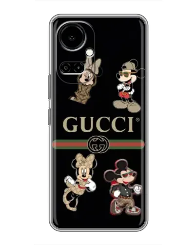 Чехол для TECNO Camon 19 (CI6n) / 19 Pro (CI8n) с картинкой «Gucci — герои Disney и монограмма» Чехол для TECNO Camon 19 (CI6n) / 19 Pro (CI8n) с картинкой «Gucci — герои Disney и монограмма»