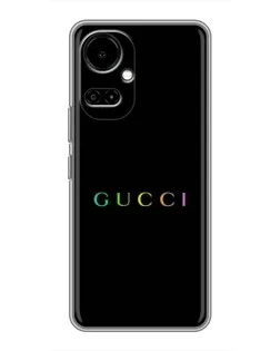 Чехол для TECNO Camon 19 (CI6n) / 19 Pro (CI8n) с картинкой «Gucci — неоновый минимализм»