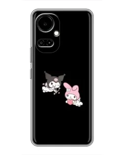 Чехол для TECNO Camon 19 (CI6n) / 19 Pro (CI8n) с картинкой «My Melody и Kuromi» Чехол для TECNO Camon 19 (CI6n) / 19 Pro (CI8n) с картинкой «My Melody и Kuromi»