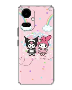 Чехол для TECNO Camon 19 (CI6n) / 19 Pro (CI8n) с картинкой «My Melody и Kuromi» Чехол для TECNO Camon 19 (CI6n) / 19 Pro (CI8n) с картинкой «My Melody и Kuromi»