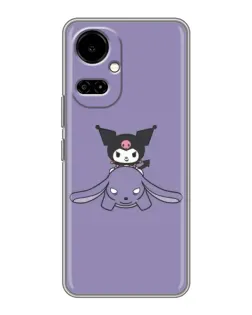 Чехол для TECNO Camon 19 (CI6n) / 19 Pro (CI8n) с картинкой «Kuromi на лиловом фоне» Чехол для TECNO Camon 19 (CI6n) / 19 Pro (CI8n) с картинкой «Kuromi на лиловом фоне»