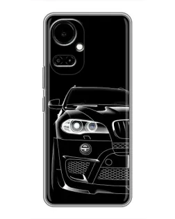 Чехол для TECNO Camon 19 (CI6n) / 19 Pro (CI8n) с картинкой «Темный силуэт BMW»