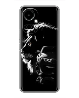 Чехол для TECNO Camon 19 (CI6n) / 19 Pro (CI8n) с картинкой «BMW и лев»
