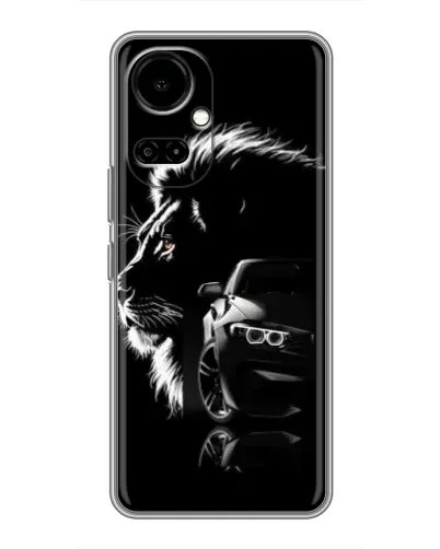 Чехол для TECNO Camon 19 (CI6n) / 19 Pro (CI8n) с картинкой «BMW и лев» Чехол для TECNO Camon 19 (CI6n) / 19 Pro (CI8n) с картинкой «BMW и лев»