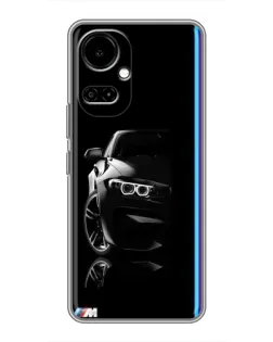 Чехол для TECNO Camon 19 (CI6n) / 19 Pro (CI8n) с картинкой «Силуэт BMW в темноте»