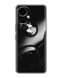 Чехол для TECNO Camon 19 (CI6n) / 19 Pro (CI8n) с картинкой «Эмблема BMW — макро»