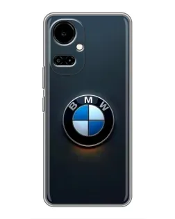 Чехол для TECNO Camon 19 (CI6n) / 19 Pro (CI8n) с картинкой «Логотип BMW — минимализм»