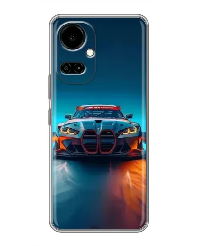 Чехол для TECNO Camon 19 (CI6n) / 19 Pro (CI8n) с картинкой «BMW — огни неона» Чехол для TECNO Camon 19 (CI6n) / 19 Pro (CI8n) с картинкой «BMW — огни неона»