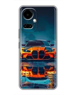 Чехол для TECNO Camon 19 (CI6n) / 19 Pro (CI8n) с картинкой «BMW — золотая эмблема»