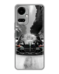 Чехол для TECNO Camon 19 (CI6n) / 19 Pro (CI8n) с картинкой «BMW — акварельный дрифт»