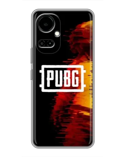 Чехол для TECNO Camon 19 (CI6n) / 19 Pro (CI8n) с картинкой «Яркий логотип PUBG»