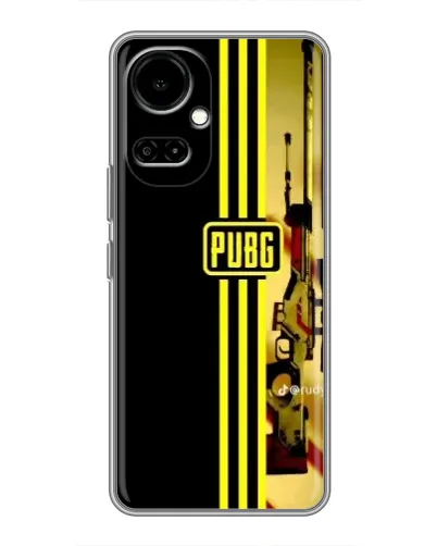 Чехол для TECNO Camon 19 (CI6n) / 19 Pro (CI8n) с картинкой «PUBG — камуфляжный шлем»