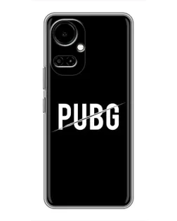 Чехол для TECNO Camon 19 (CI6n) / 19 Pro (CI8n) с картинкой «PUBG — белый логотип»