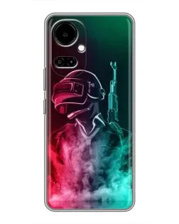 Чехол для TECNO Camon 19 (CI6n) / 19 Pro (CI8n) с картинкой «PUBG — огненный воин»