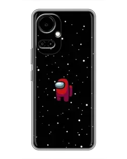 Чехол для TECNO Camon 19 (CI6n) / 19 Pro (CI8n) с картинкой «Красный Among Us»