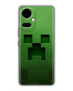 Чехол для TECNO Camon 19 (CI6n) / 19 Pro (CI8n) с картинкой «Крипер микро-дизайн»