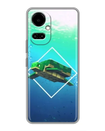 Чехол для TECNO Camon 19 (CI6n) / 19 Pro (CI8n) с картинкой «Черепаха Minecraft» Чехол для TECNO Camon 19 (CI6n) / 19 Pro (CI8n) с картинкой «Черепаха Minecraft»