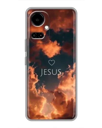 Чехол для TECNO Camon 19 (CI6n) / 19 Pro (CI8n) с картинкой «Сияние Имени Jesus»