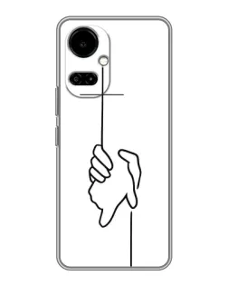 Чехол для TECNO Camon 19 (CI6n) / 19 Pro (CI8n) с картинкой «Рука держит» Чехол для TECNO Camon 19 (CI6n) / 19 Pro (CI8n) с картинкой «Рука держит»