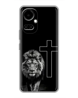 Чехол для TECNO Camon 19 (CI6n) / 19 Pro (CI8n) с картинкой «Лев и Крест» Чехол для TECNO Camon 19 (CI6n) / 19 Pro (CI8n) с картинкой «Лев и Крест»