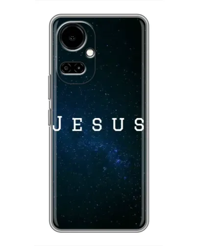 Чехол для TECNO Camon 19 (CI6n) / 19 Pro (CI8n) с картинкой «Звездное небо Jesus»