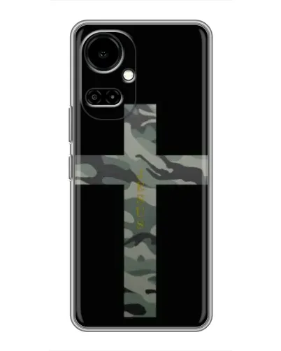 Чехол для TECNO Camon 19 (CI6n) / 19 Pro (CI8n) с картинкой «Милитари Крест»