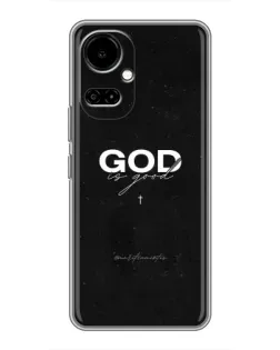 Чехол для TECNO Camon 19 (CI6n) / 19 Pro (CI8n) с картинкой «GOD — Бог над всем»