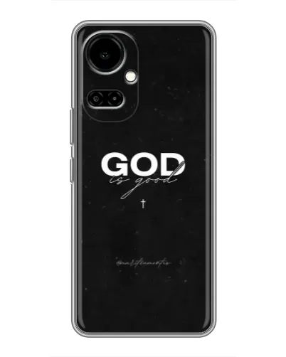 Чехол для TECNO Camon 19 (CI6n) / 19 Pro (CI8n) с картинкой «GOD — Бог над всем»