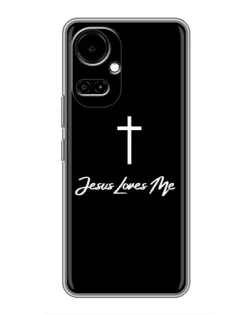 Чехол для TECNO Camon 19 (CI6n) / 19 Pro (CI8n) с картинкой «Иисус любит тебя»