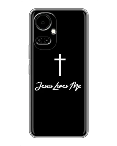Чехол для TECNO Camon 19 (CI6n) / 19 Pro (CI8n) с картинкой «Иисус любит тебя»