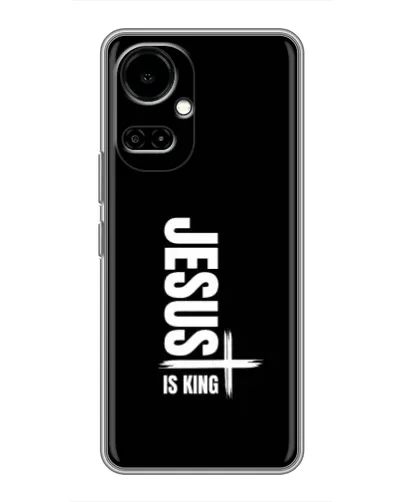 Чехол для TECNO Camon 19 (CI6n) / 19 Pro (CI8n) с картинкой «Вертикаль веры Jesus»