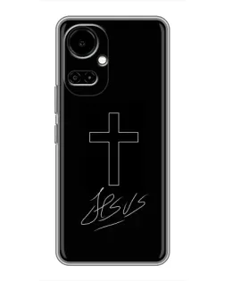 Чохол для TECNO Camon 19 (CI6n) / 19 Pro (CI8n) з картинкою «Графічний хрест Jesus»
