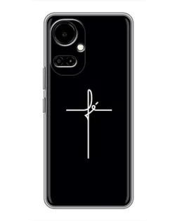 Чохол для TECNO Camon 19 (CI6n) / 19 Pro (CI8n) з картинкою «Тонкий хрест»
