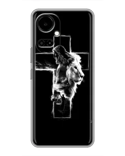 Чохол для TECNO Camon 19 (CI6n) / 19 Pro (CI8n) з картинкою «Сяючий хрест Jesus»