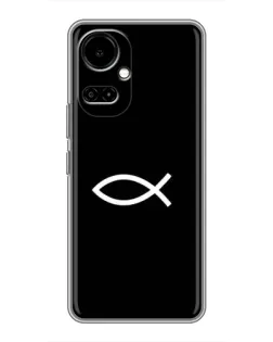 Чохол для TECNO Camon 19 (CI6n) / 19 Pro (CI8n) з картинкою «Символ риби Jesus»