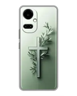 Чохол для TECNO Camon 19 (CI6n) / 19 Pro (CI8n) з картинкою «Оливкова гілка»