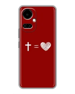 Чохол для TECNO Camon 19 (CI6n) / 19 Pro (CI8n) з картинкою «Рівняння любові»